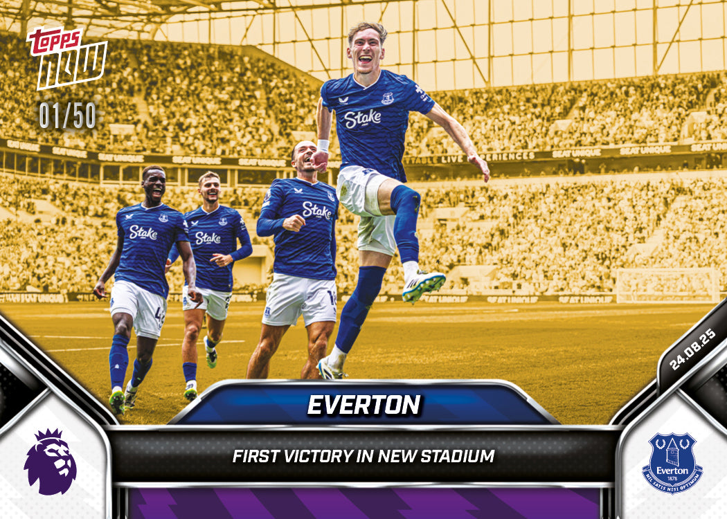Everton FC - 2025-26 Premier League Topps NOW - Card 10 - PR: 505 - Image 6