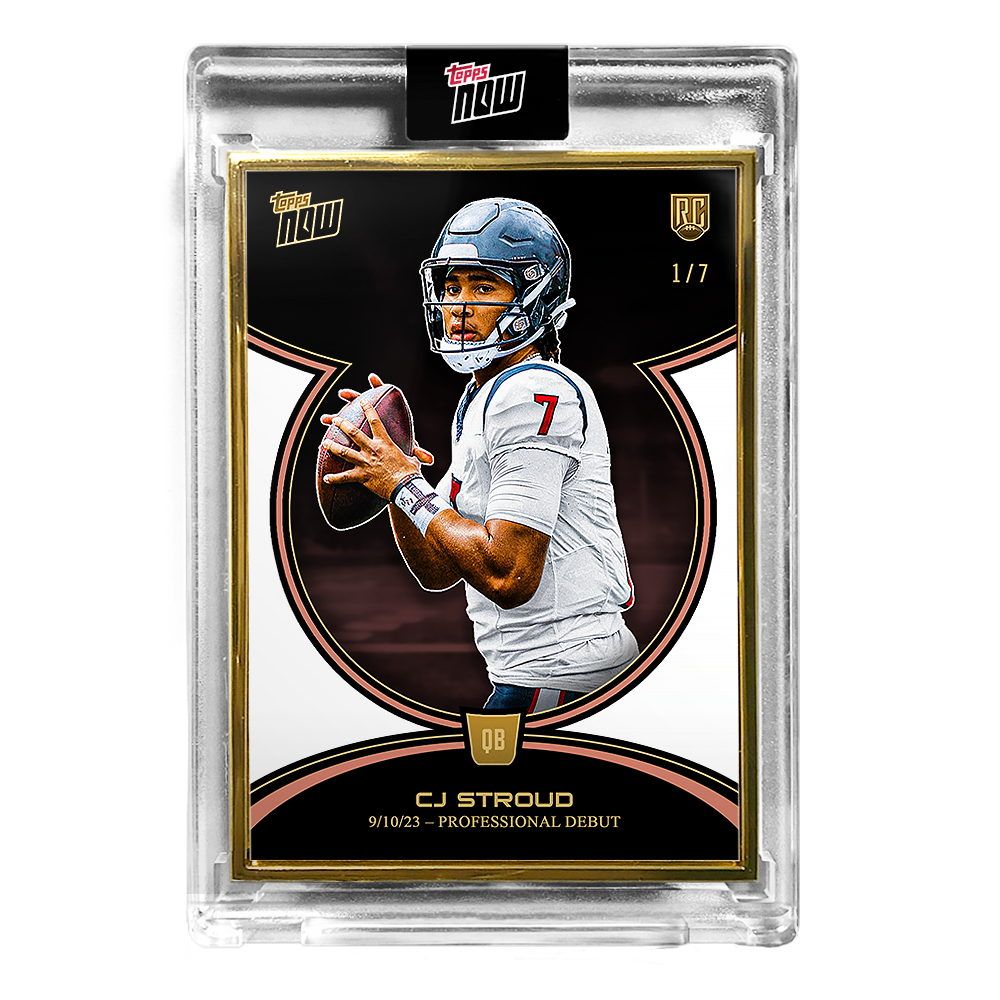 CJ Stroud Rookie Campaign Autograph Box Set - Topps NOW Football - Image 7