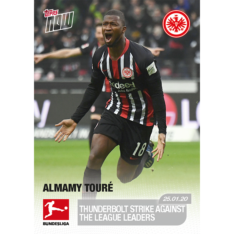 Thunderbolt strike against the league leaders - Bundesliga TOPPS NOW Card #107 - Print Run: 68