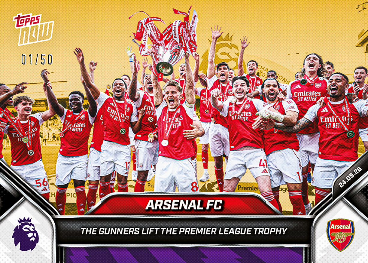 Arsenal FC - 2025-26 Premier League Topps NOW - Card 200 - PR: 9165 - Image 8
