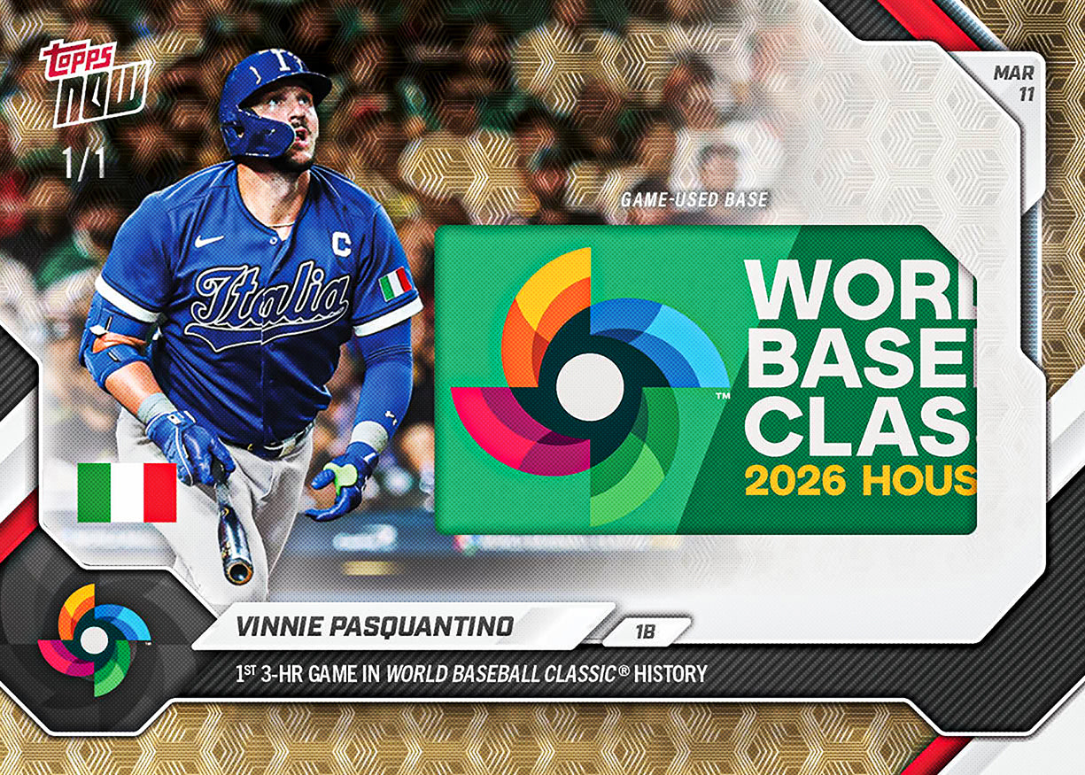 Vinnie Pasquantino - 2026 World Baseball Classic Topps NOW - Card 24 - PR: 3107 - Image 2