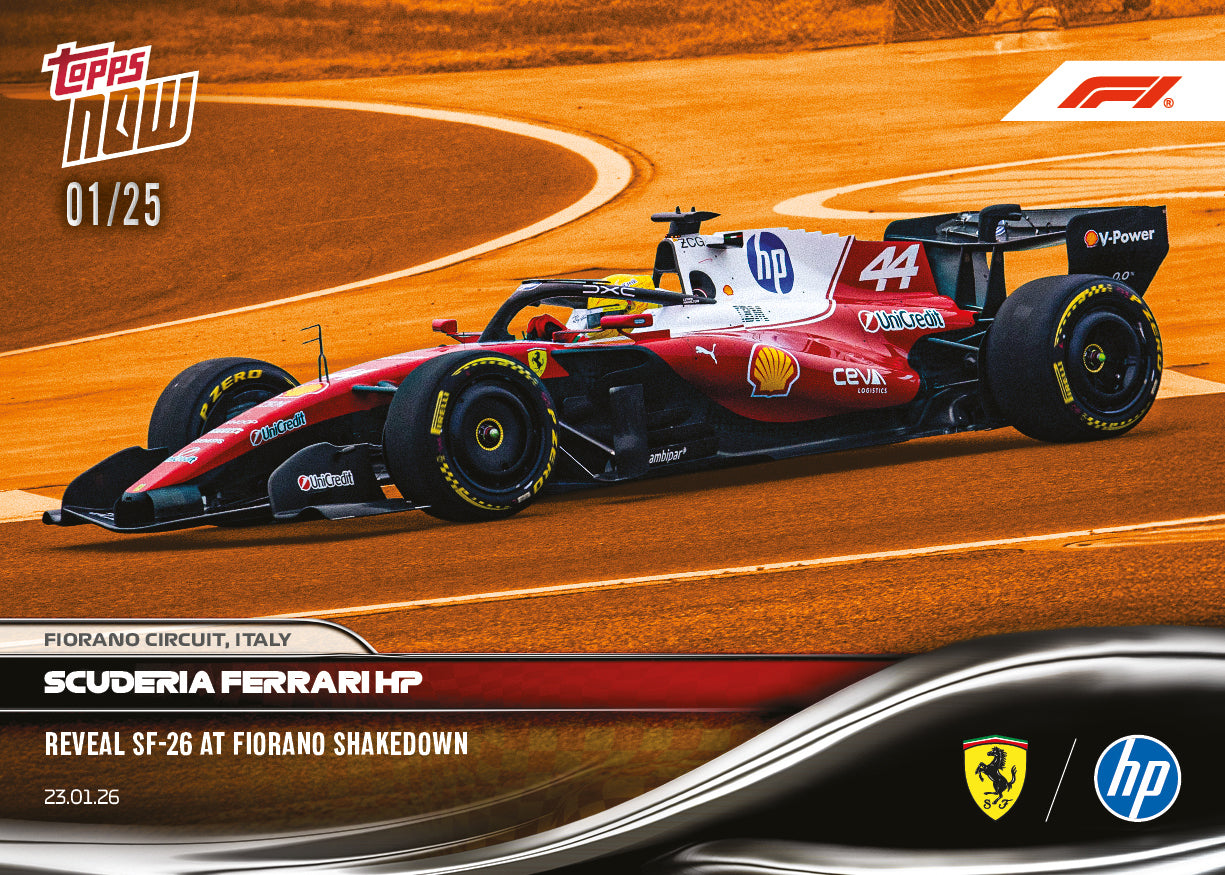 Scuderia Ferrari HP - 2026 Formula 1 Topps NOW - Card 4 - PR: 3226 - Image 5