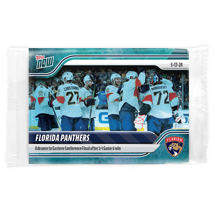 Florida Panthers - 2023-24 NHL TOPPS NOW - Sticker #202 Pack - PR: 123 - Image 2