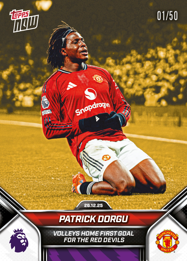 Patrick Dorgu - 2025-26 Premier League Topps NOW - Card 92 - PR: 515 - Image 6