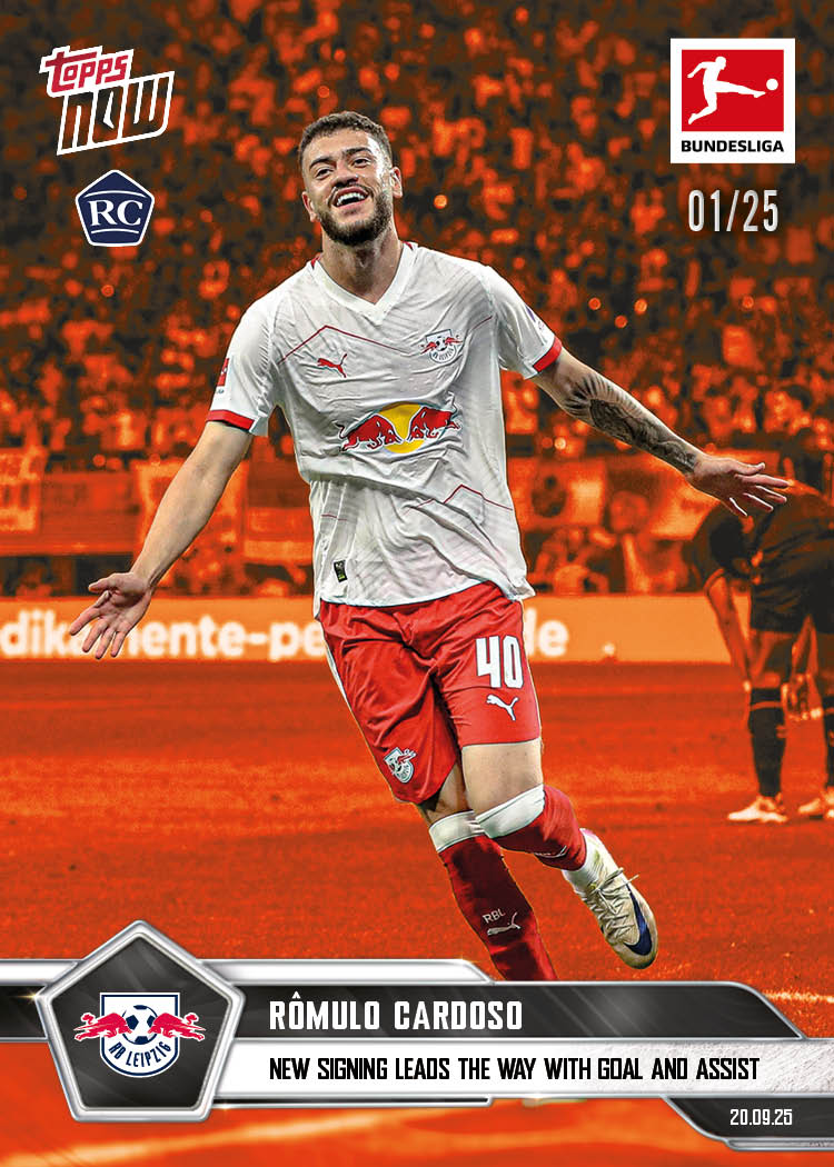 Rômulo Cardoso - 2025-26 Bundesliga Topps NOW - Card 26 - PR: 195 - Image 5