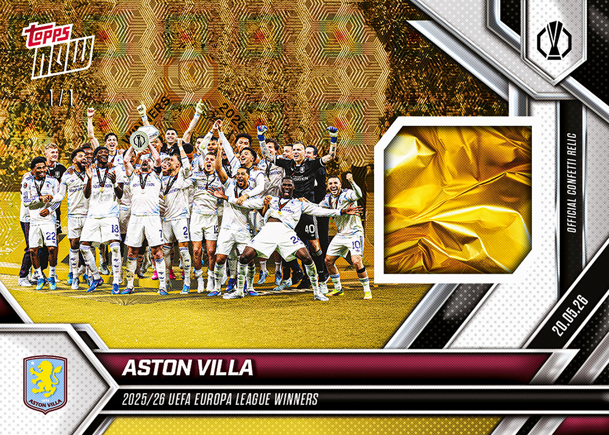 Aston Villa - 2025-26 UEL Topps NOW - Card 31 - PR: 1724 - Image 2