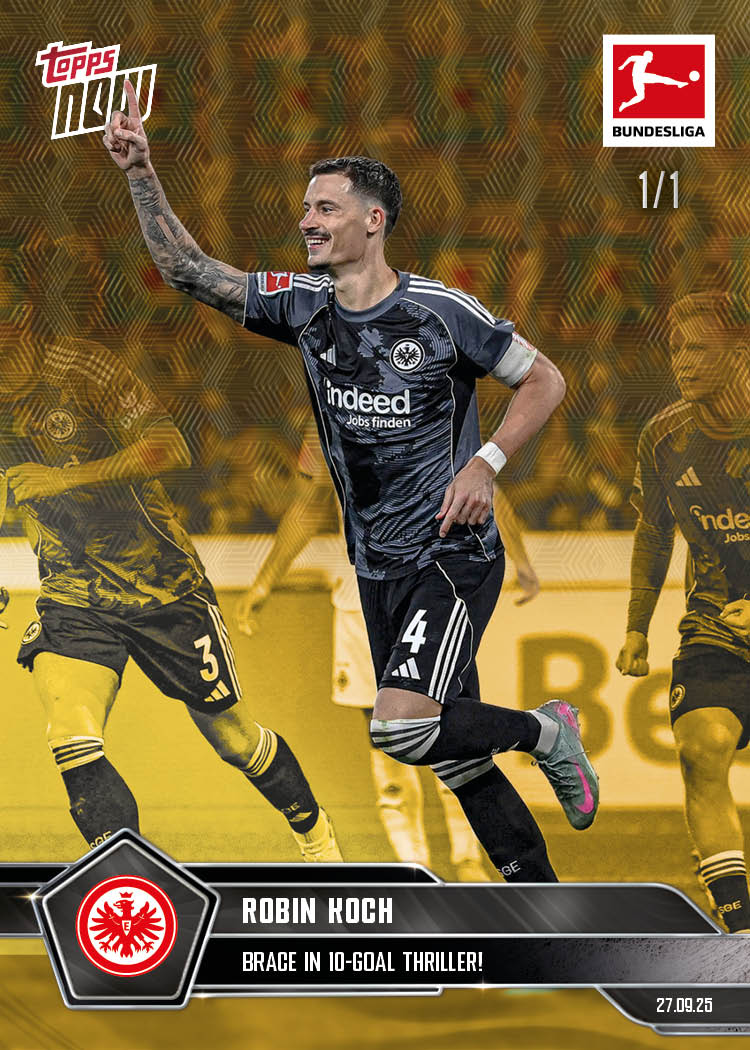 Robin Koch - 2025-26 Bundesliga Topps NOW - Card 35 - PR: 157 - Image 2