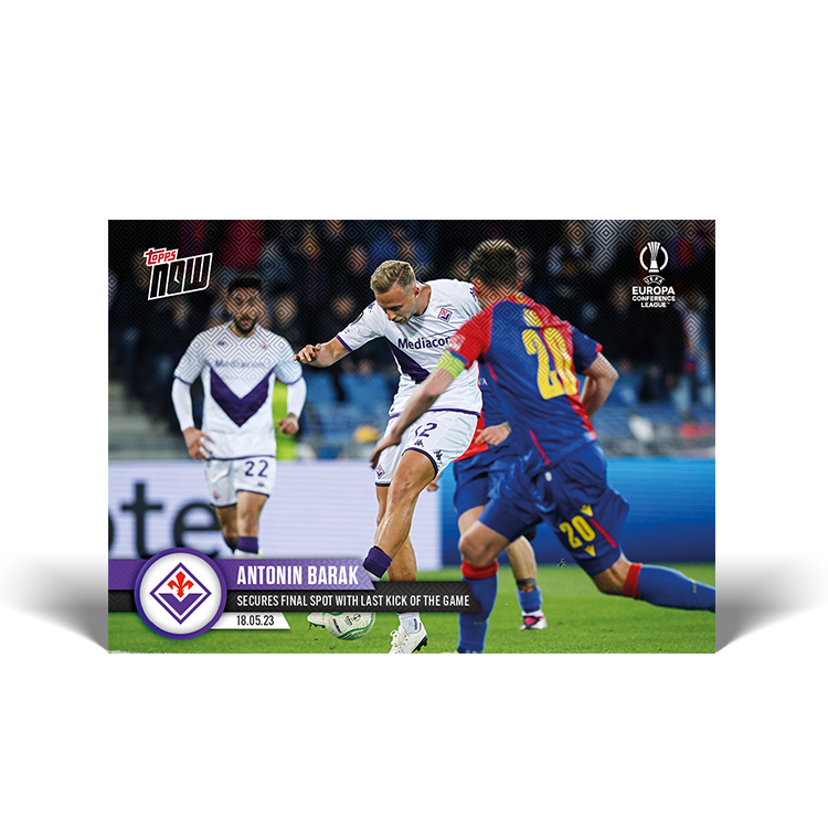 Secures final spot with last kick of the game - EL TOPPS NOW Card #50 - PR: 162