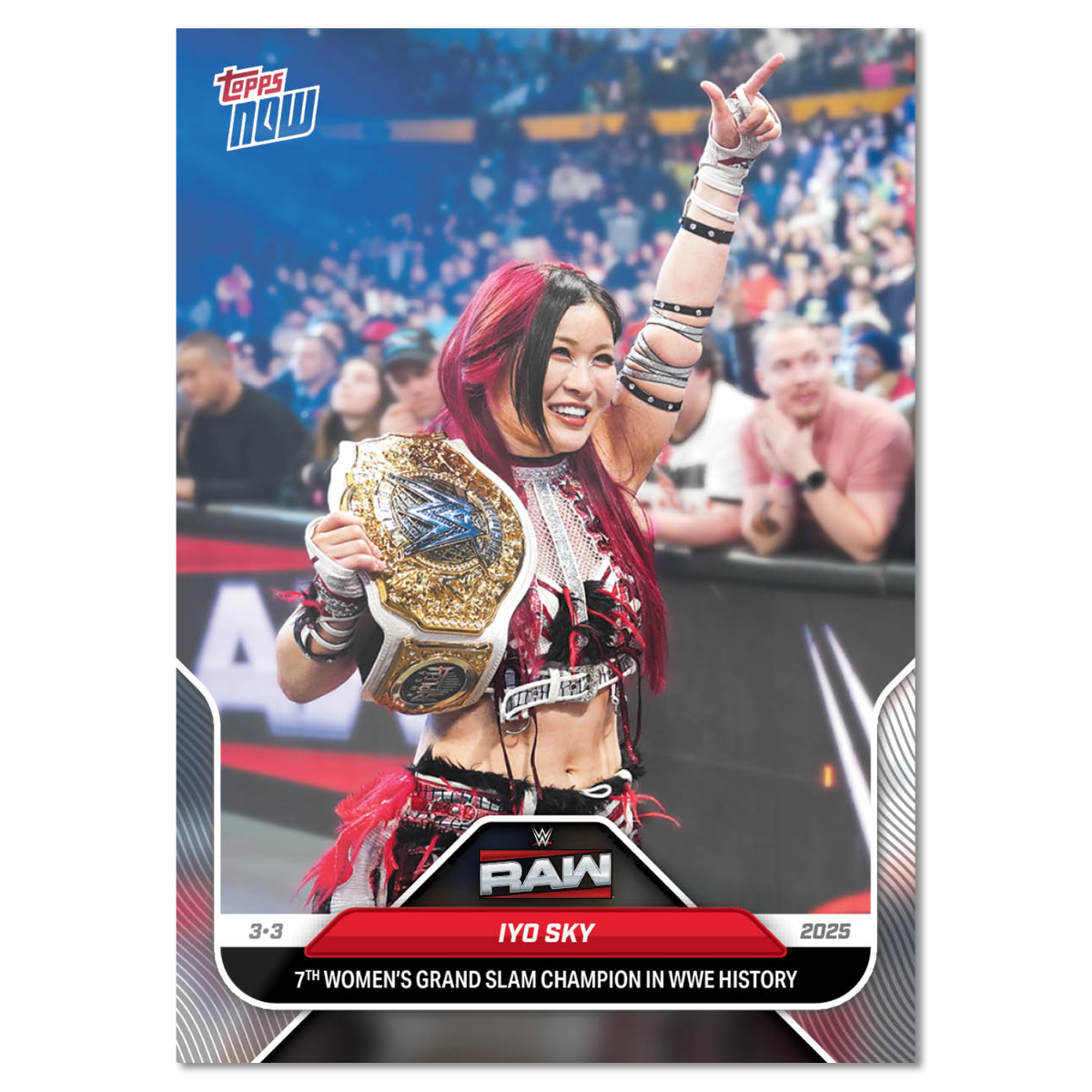 IYO SKY - 2025 WWE Topps NOW - Card 30 - PR: 2141