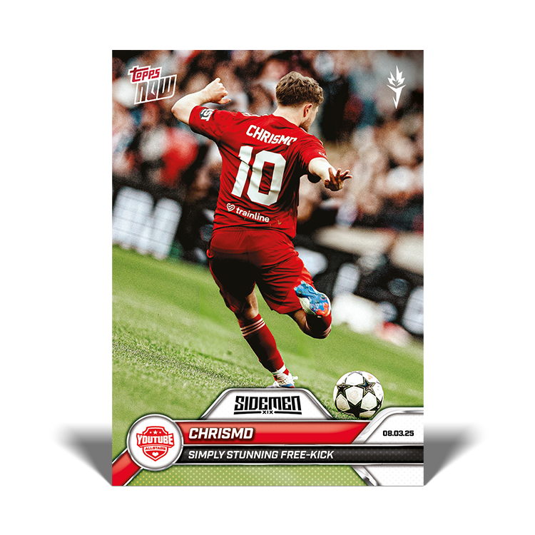 ChrisMD - 2025 Sidemen Charity Match Topps NOW Card 8 - PR: 161