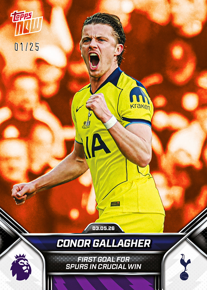 Conor Gallagher - 2025-26 Premier League Topps NOW - Card 187 - PR: 434 - Image 5