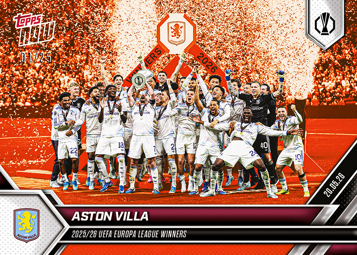 Aston Villa - 2025-26 UEL Topps NOW - Card 31 - PR: 1724 - Image 7