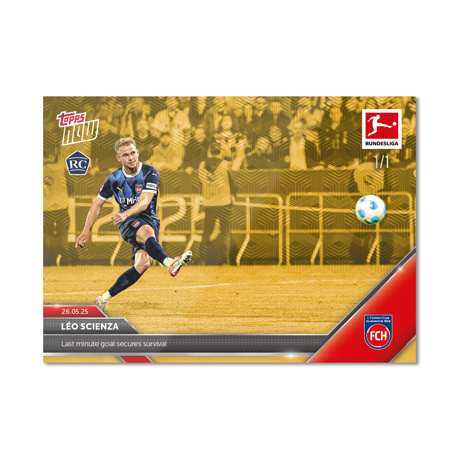 Léo Scienza - 2024-25 Bundesliga Topps NOW - Card 195 - PR: 146 - Image 2