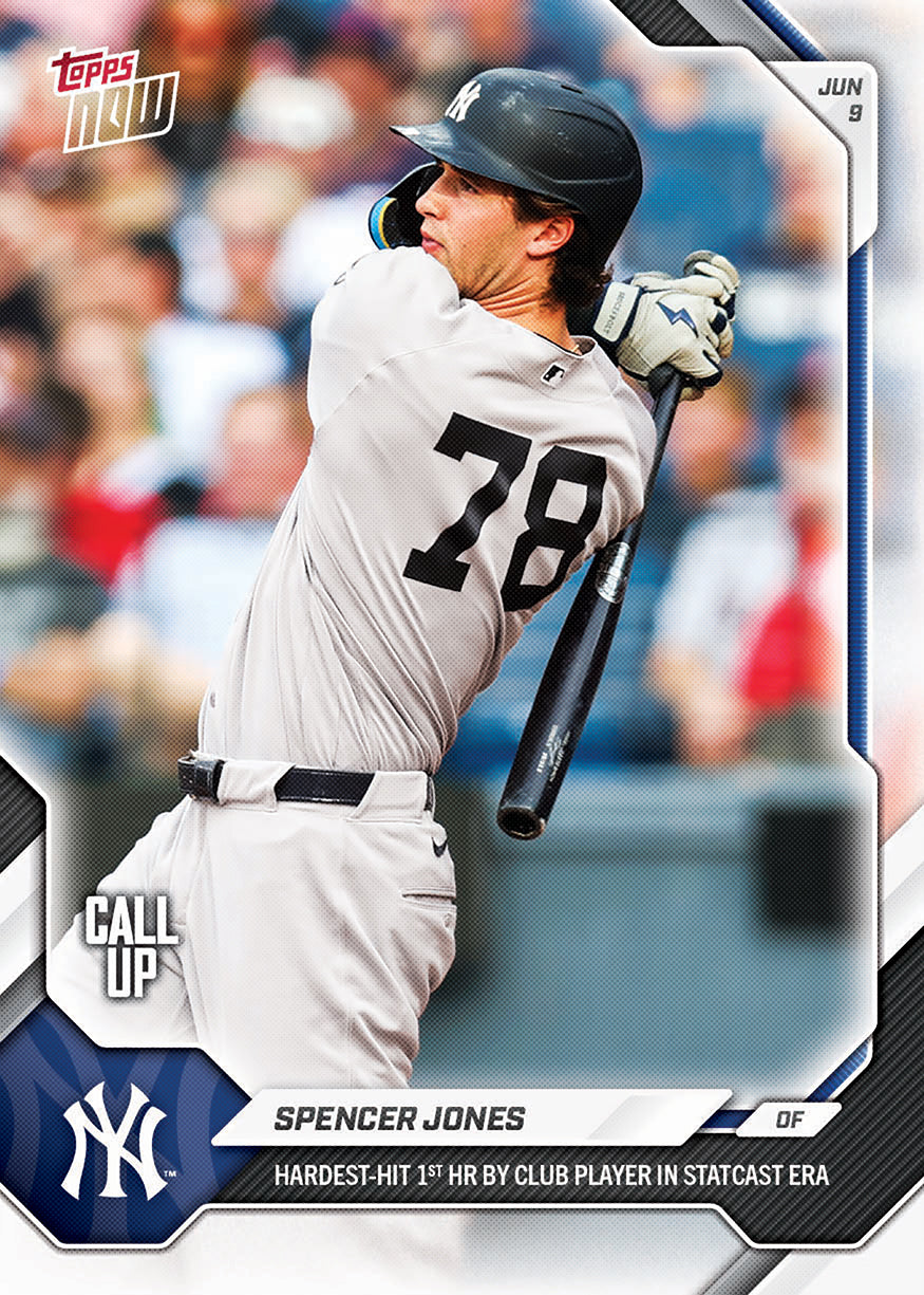 Spencer Jones - 2026 MLB Topps NOW - Card 308 - PR: 3183