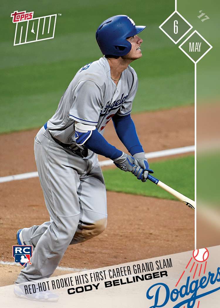 Cody Bellinger - 05/07/2017 TOPPS NOW Card 116 - Print Run: 1479