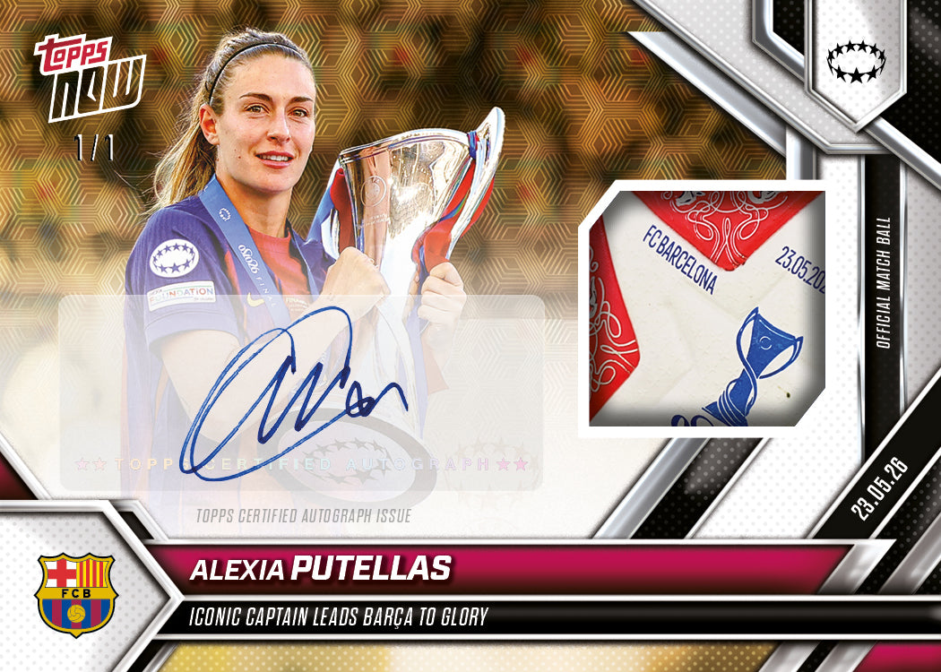 Alexia Putellas - 2025-26 UWCL Topps NOW - Card 31 - PR: 2694 - Image 2
