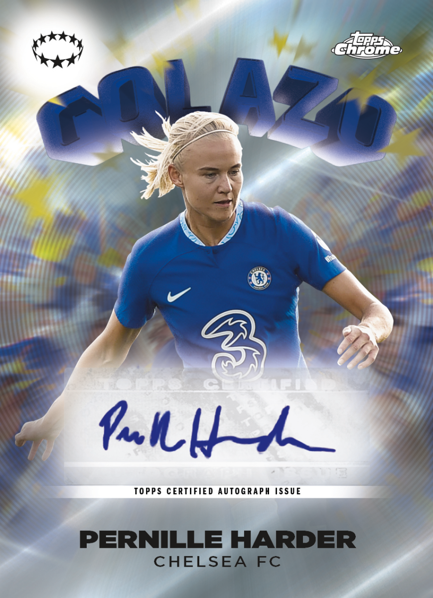Alternative view of 2023 Topps Chrome UEFA Women's Champions League - Hobby Box