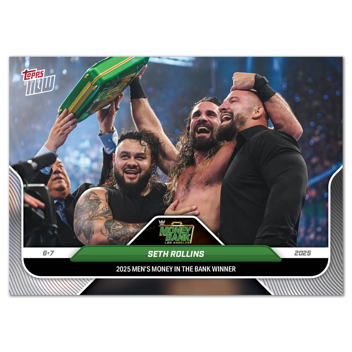 Seth Rollins - 2025 WWE Topps NOW - Card 64 - PR: 1054