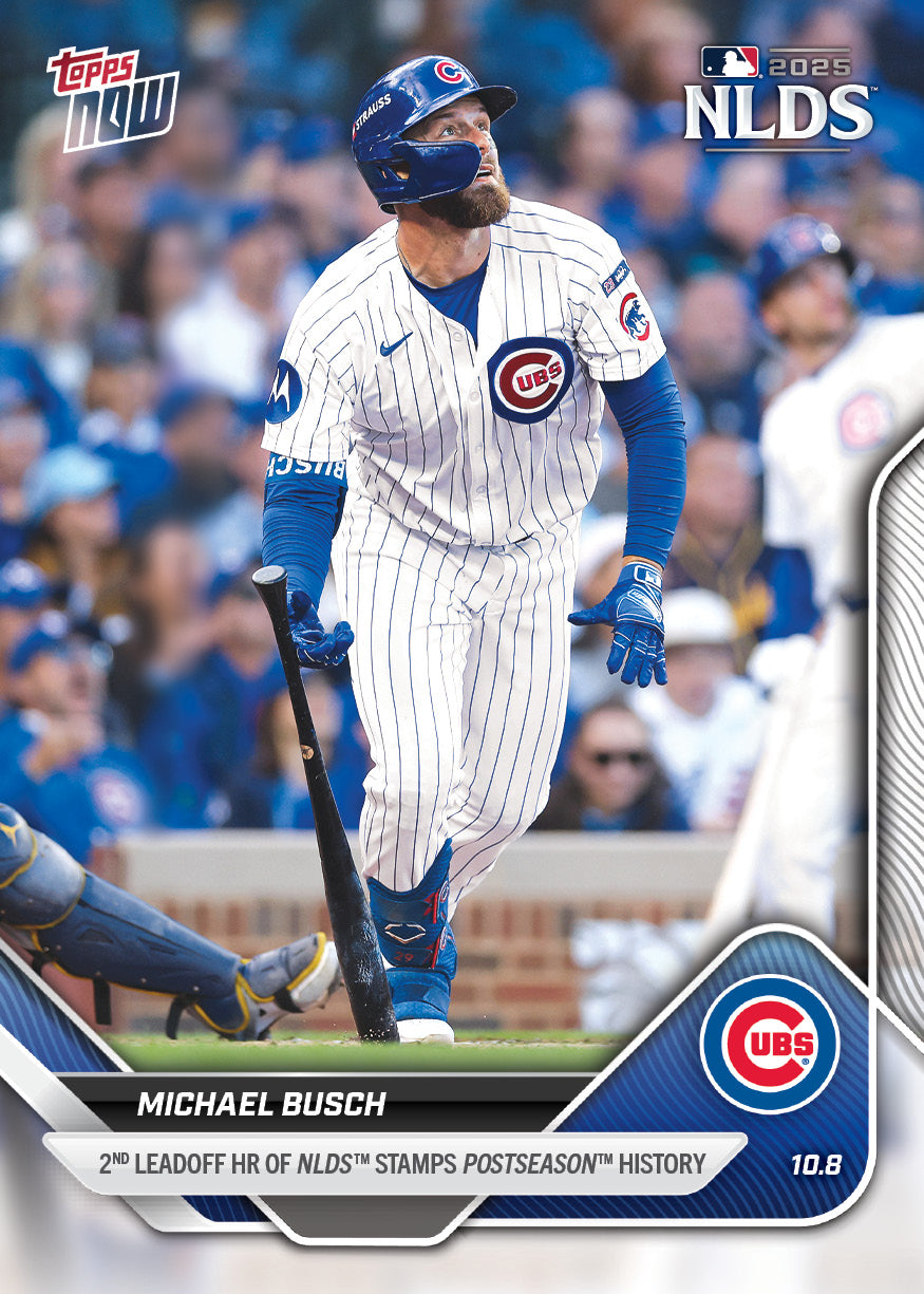 Michael Busch - 2025 MLB Topps NOW - Card 842 - PR: 893