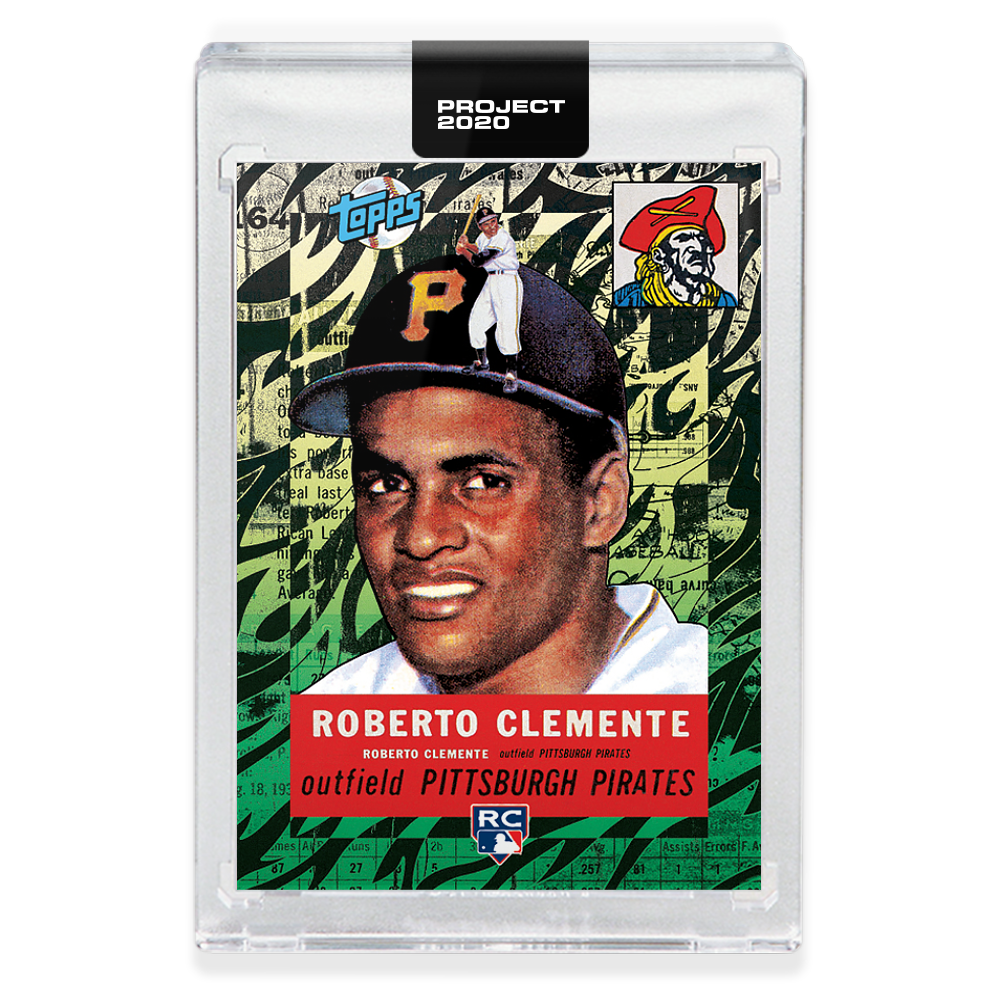 Topps PROJECT 2020 Card 239 - 1955 Roberto Clemente by Tyson Beck - Print Run: 3001
