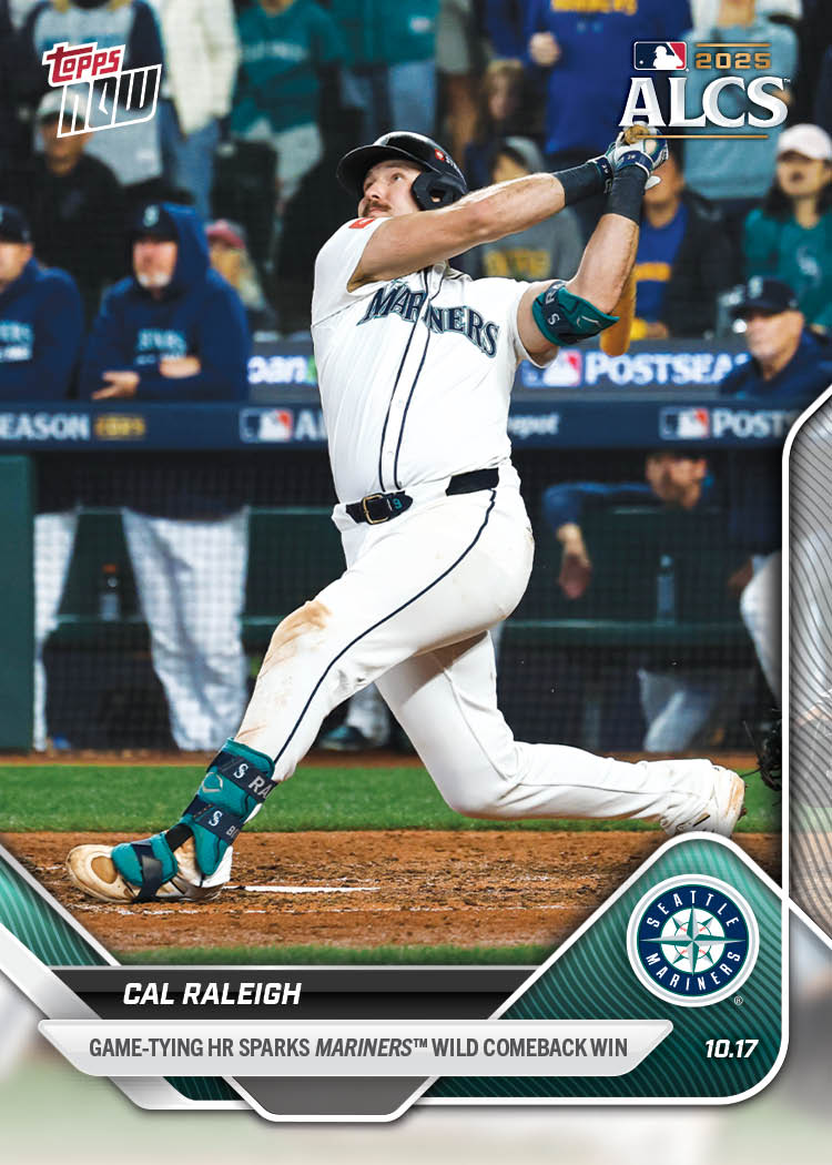 Cal Raleigh - 2025 MLB Topps NOW - Card 881 - PR: 7683