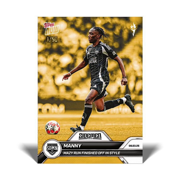 Manny - 2025 Sidemen Charity Match Topps NOW Card 4 - PR: 73 - Image 6