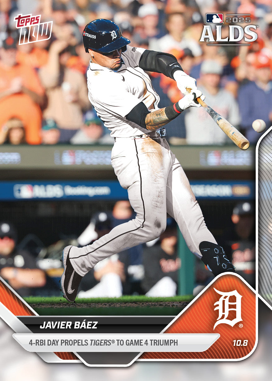 Javier Báez - 2025 MLB Topps NOW - Card 841 - PR: 1010