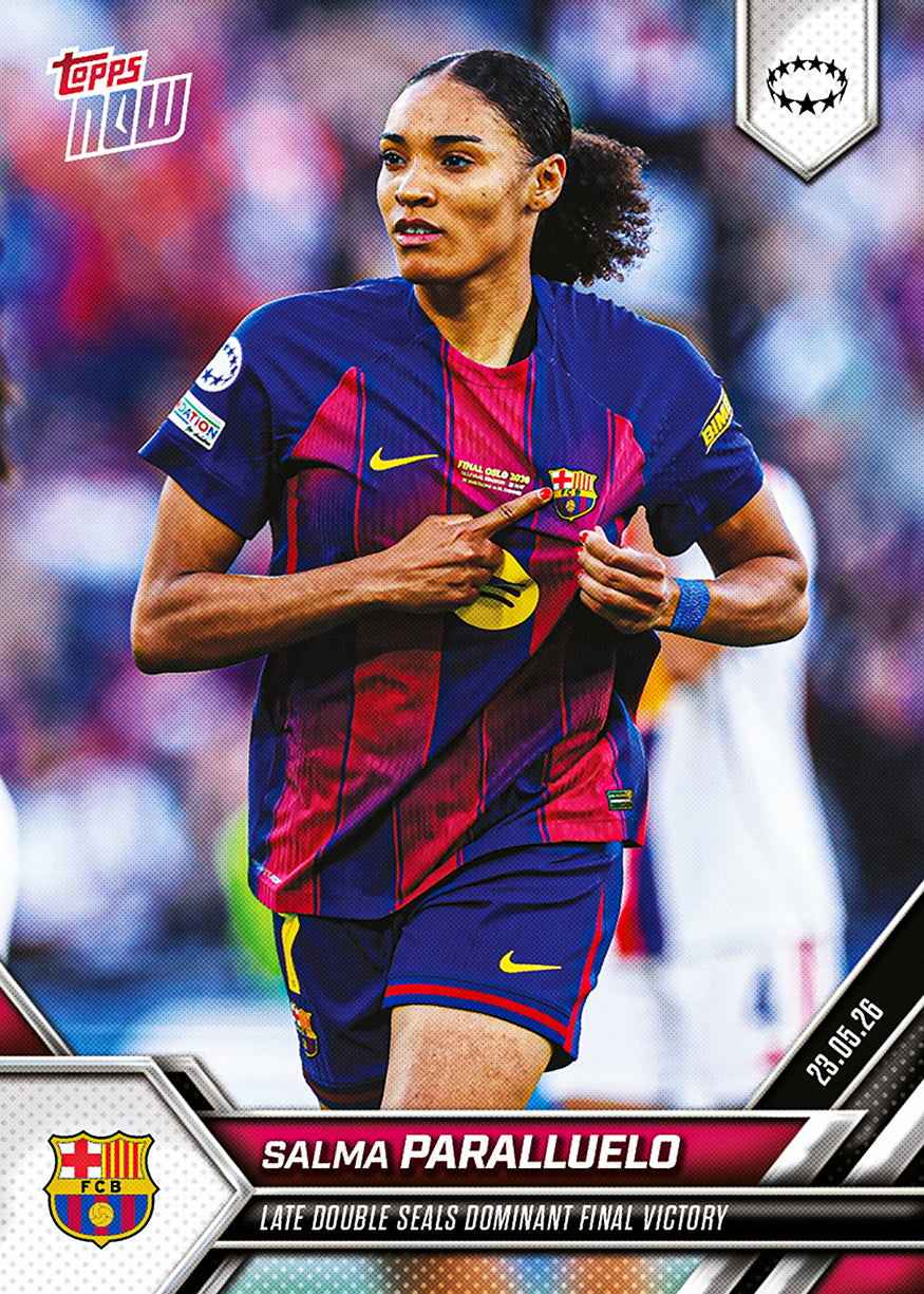 Salma Paralluelo - 2025-26 UWCL Topps NOW - Card 33 - PR: 507
