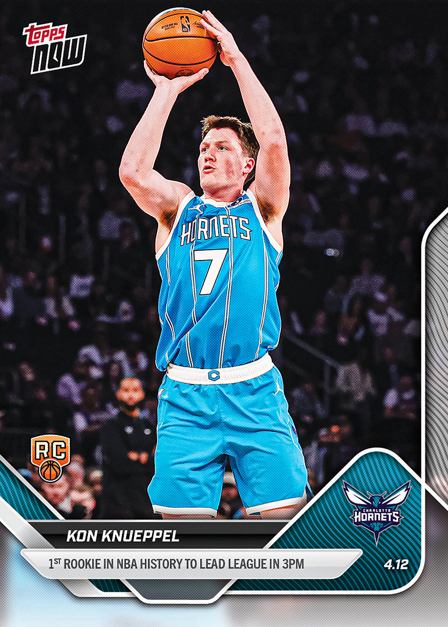 Kon Knueppel - 2025-26 NBA Topps NOW - Card 252 - PR: 24500
