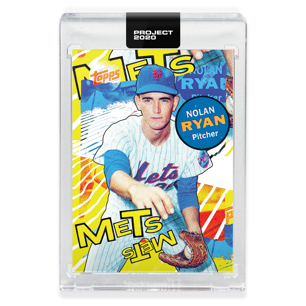 Topps PROJECT 2020 Card 263 - 1969 Nolan Ryan by Tyson Beck - Print Run: 2649