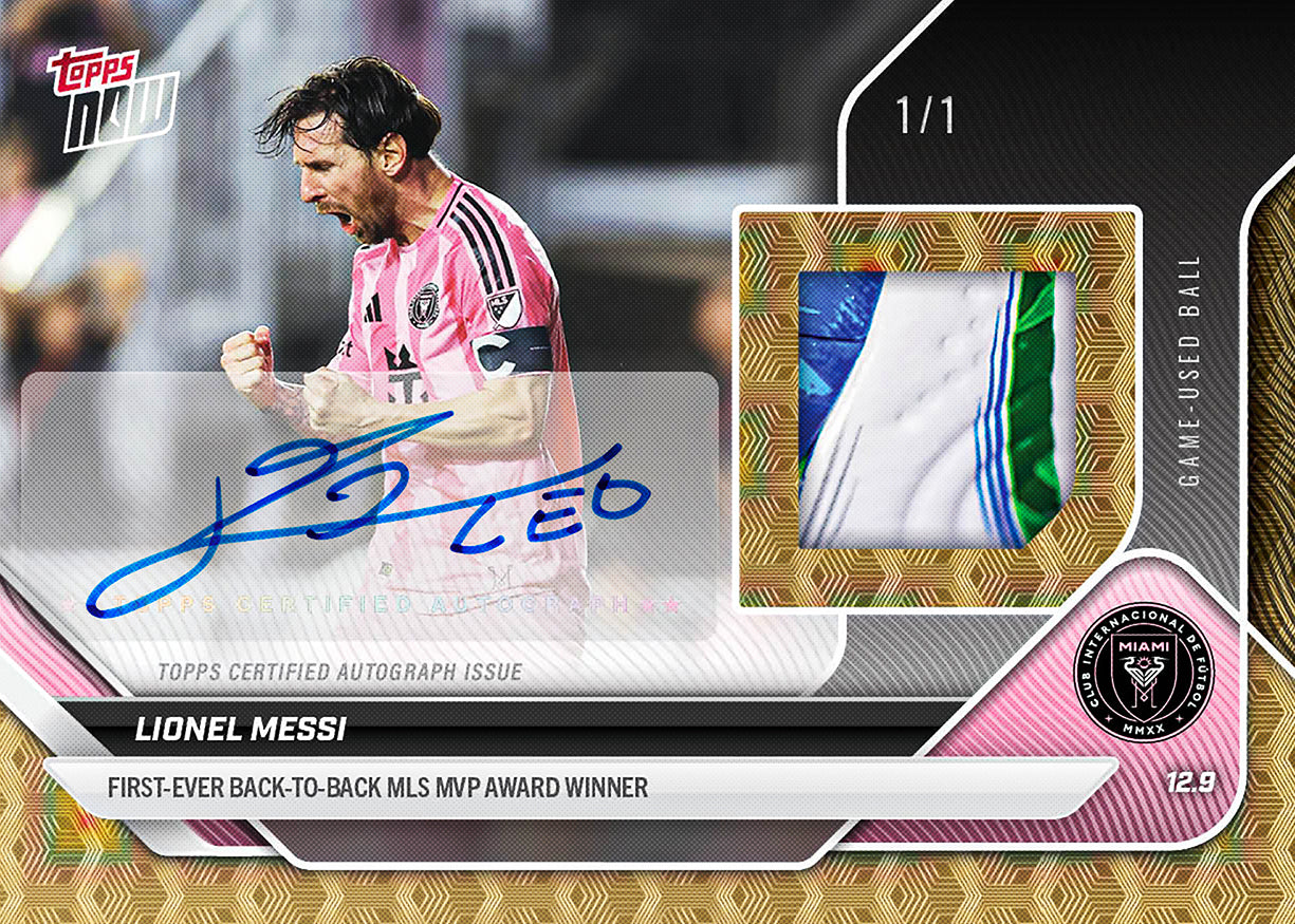 Lionel Messi - 2025 MLS Topps NOW - Card 145 - PR: 12722 - Image 2