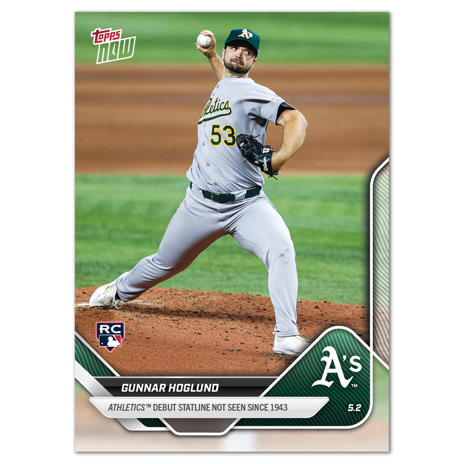 Gunnar Hoglund - 2025 MLB Topps NOW - Card 129 - PR: 583