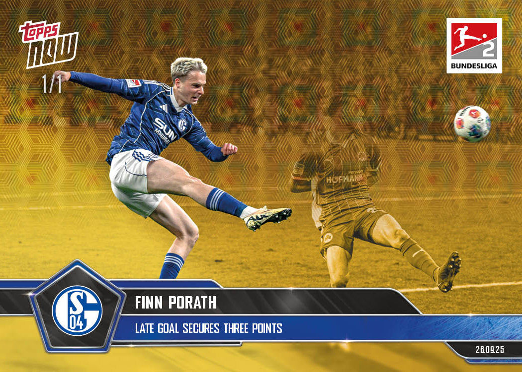 Finn Porath - 2025-26 Bundesliga Topps NOW - Card 30 - PR: 275 - Image 2