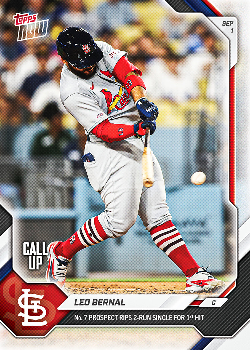 Leo Bernal - 2026 MLB Topps NOW - Card 626 - PR: 1489