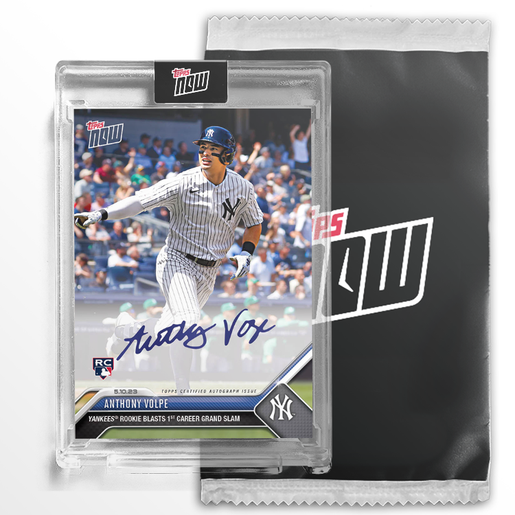 On-Card Autograph # to 99 or Lower - Anthony Volpe - 2023 MLB TOPPS NOW Card 264