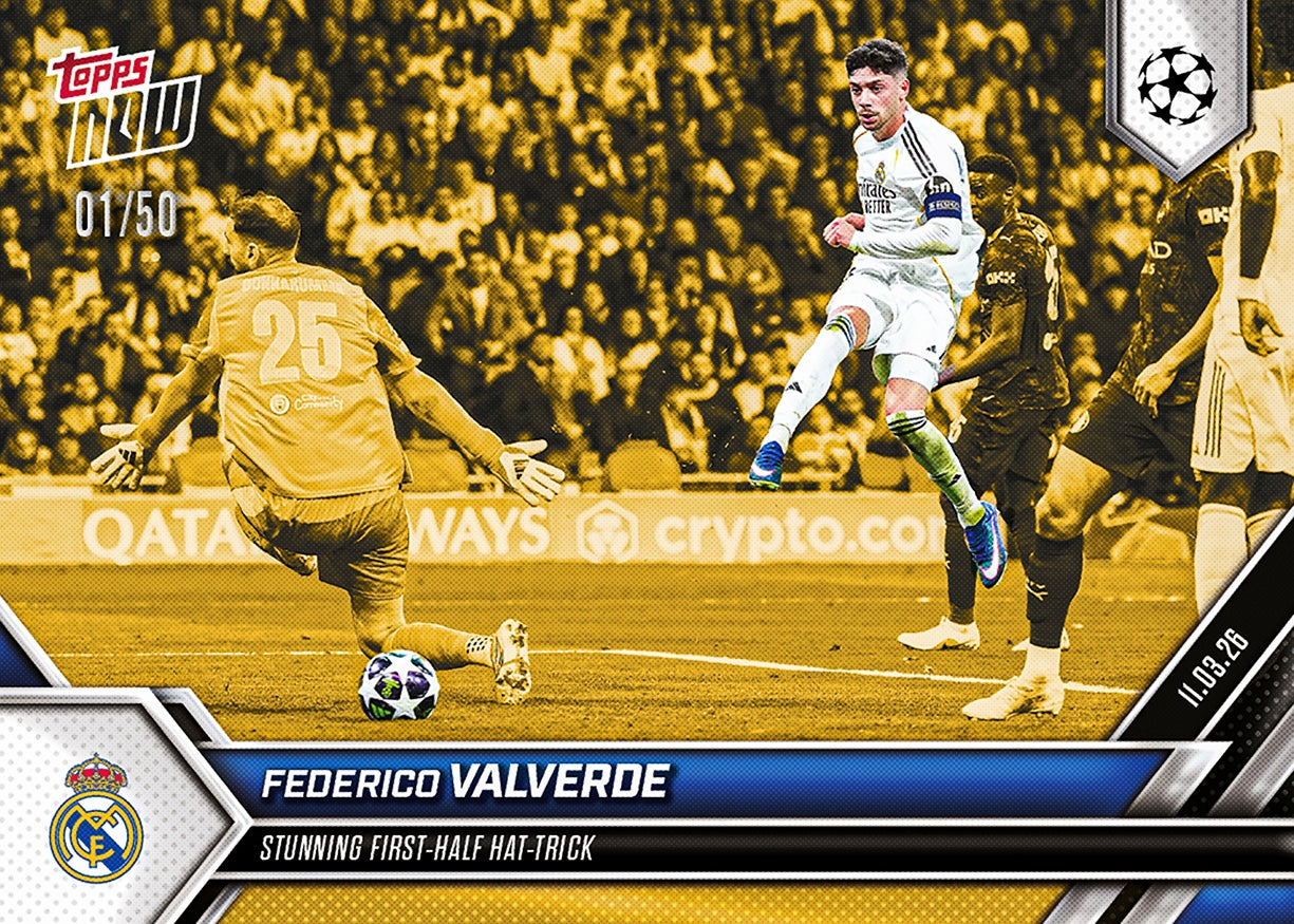 Federico Valverde - 2025-26 UCL Topps NOW - Card 104 - PR: 1583 - Image 6