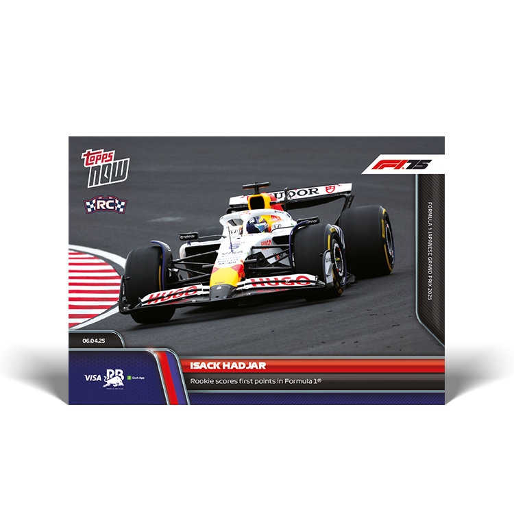 Isack Hadjar - 2025 Formula 1 Topps NOW Card 26 - PR: 681