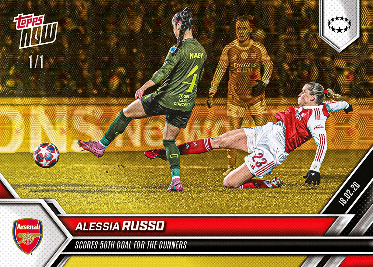 Alessia Russo - 2025-26 UWCL Topps NOW - Card 20 - PR: 440 - Image 2