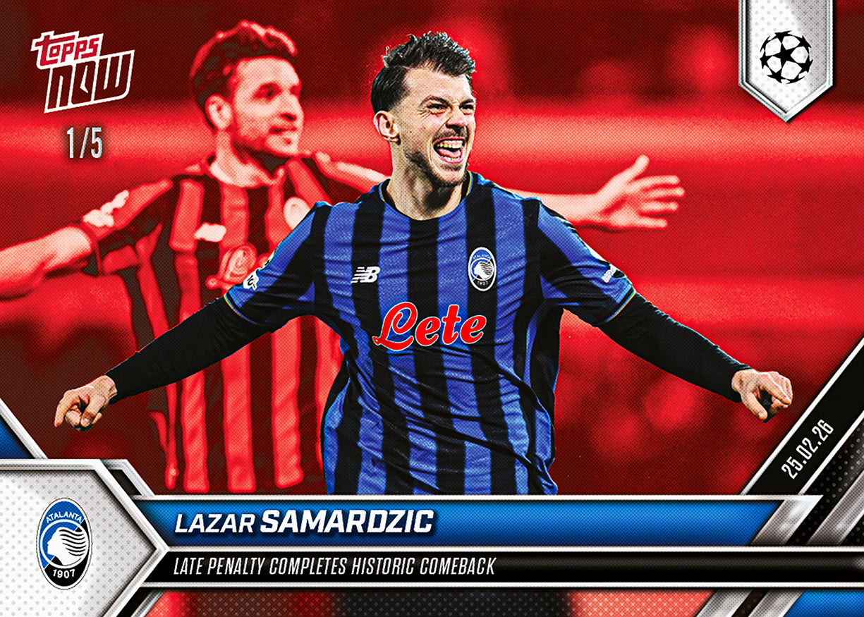 Lazar Samardzic - 2025-26 UCL Topps NOW - Card 97 - PR: 111 - Image 3