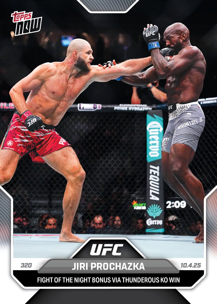 Jiri Prochazka - 2025 UFC Topps NOW - Card 33 - PR: 1379