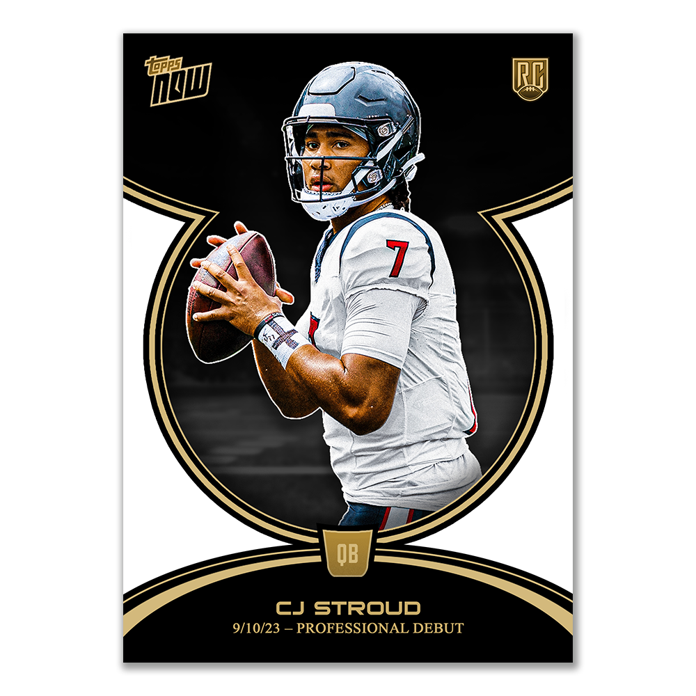 CJ Stroud Rookie Campaign Autograph Box Set - Topps NOW Football - Image 5
