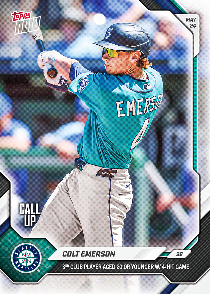 Colt Emerson - 2026 MLB Topps NOW - Card 241 - PR: 1891