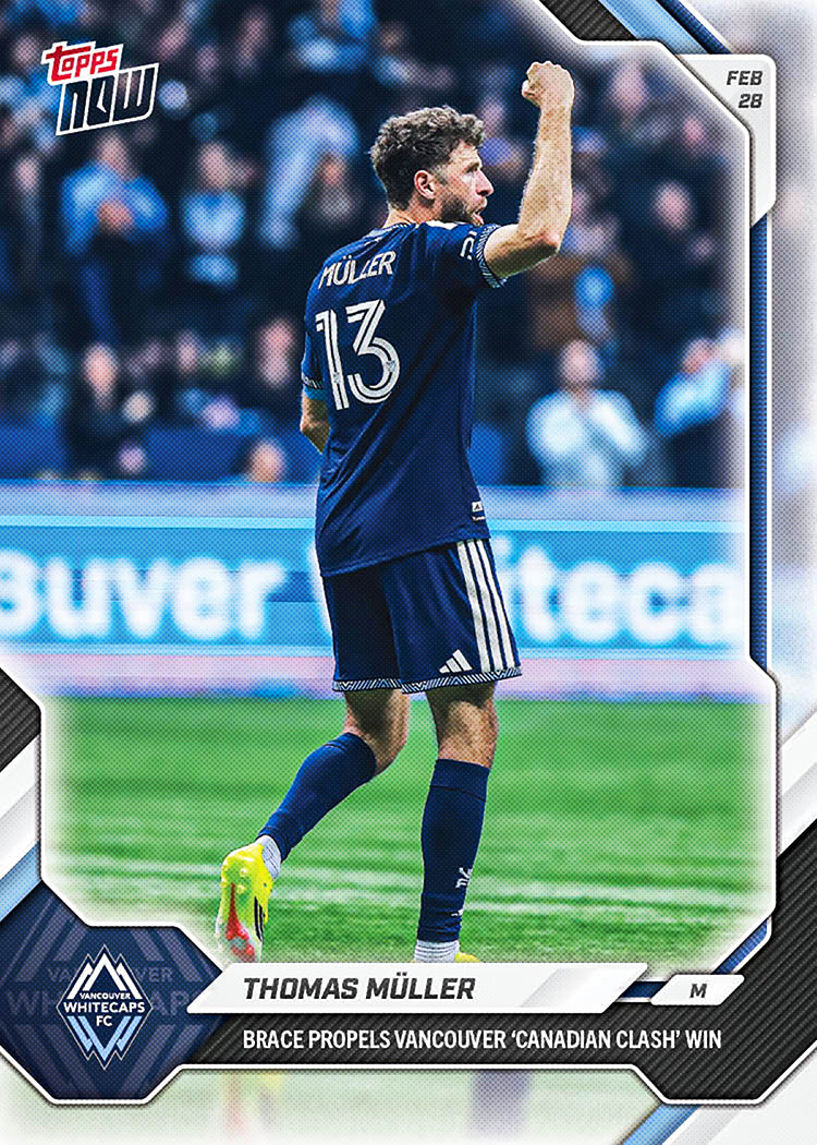 Thomas Müller - 2026 MLS Topps NOW - Card 6 - PR: 424