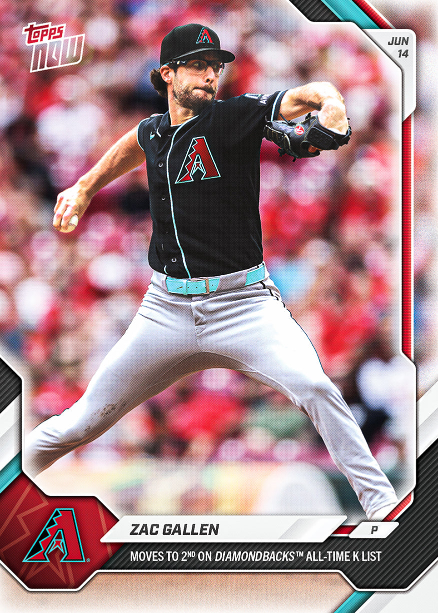 Zac Gallen - 2026 MLB Topps NOW - Card 331 - PR: 365