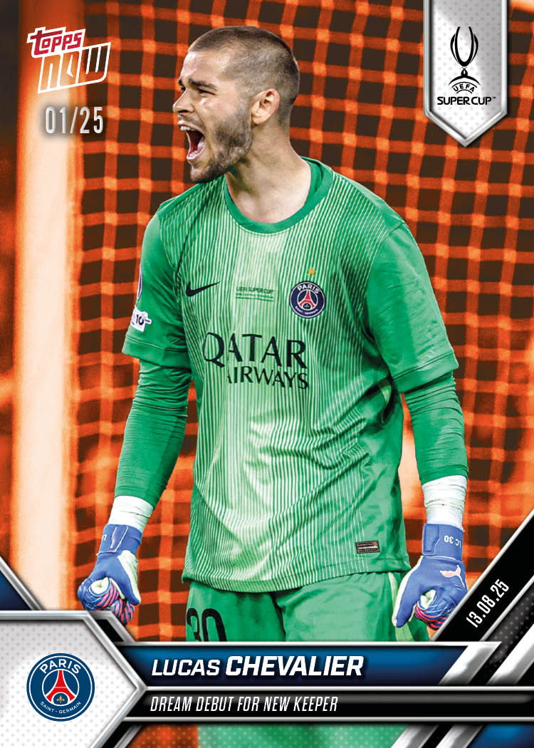 Lucas Chevalier - 2025-26 UCL Topps NOW Card 5 - PR: 261 - Image 5
