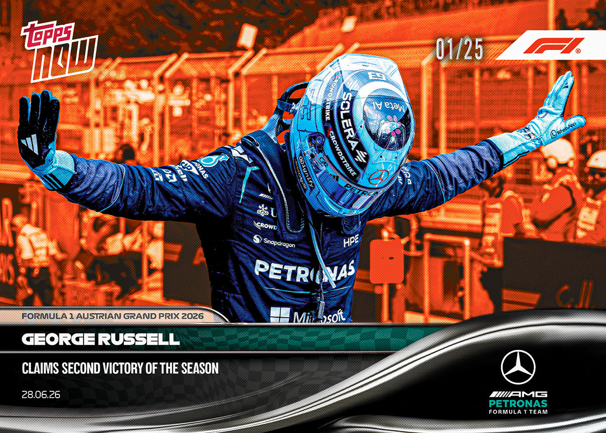 George Russell - 2026 Formula 1 Topps NOW - Card 42 - PR: 7349 - Image 5