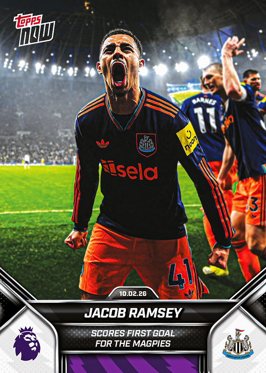 Jacob Ramsey - 2025-26 Premier League Topps NOW - Card 135 - PR: 240