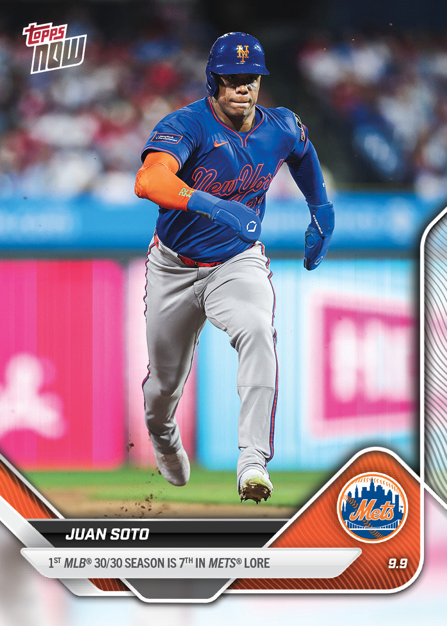 Juan Soto - 2025 MLB Topps NOW - Card 686 - PR: 1254