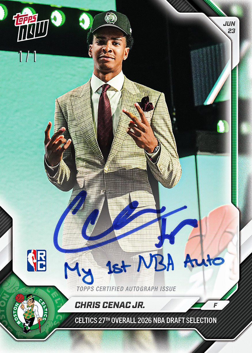 Chris Cenac Jr. - 2026-27 NBA Topps NOW - Card CCEN - PR: 1220 - Image 2