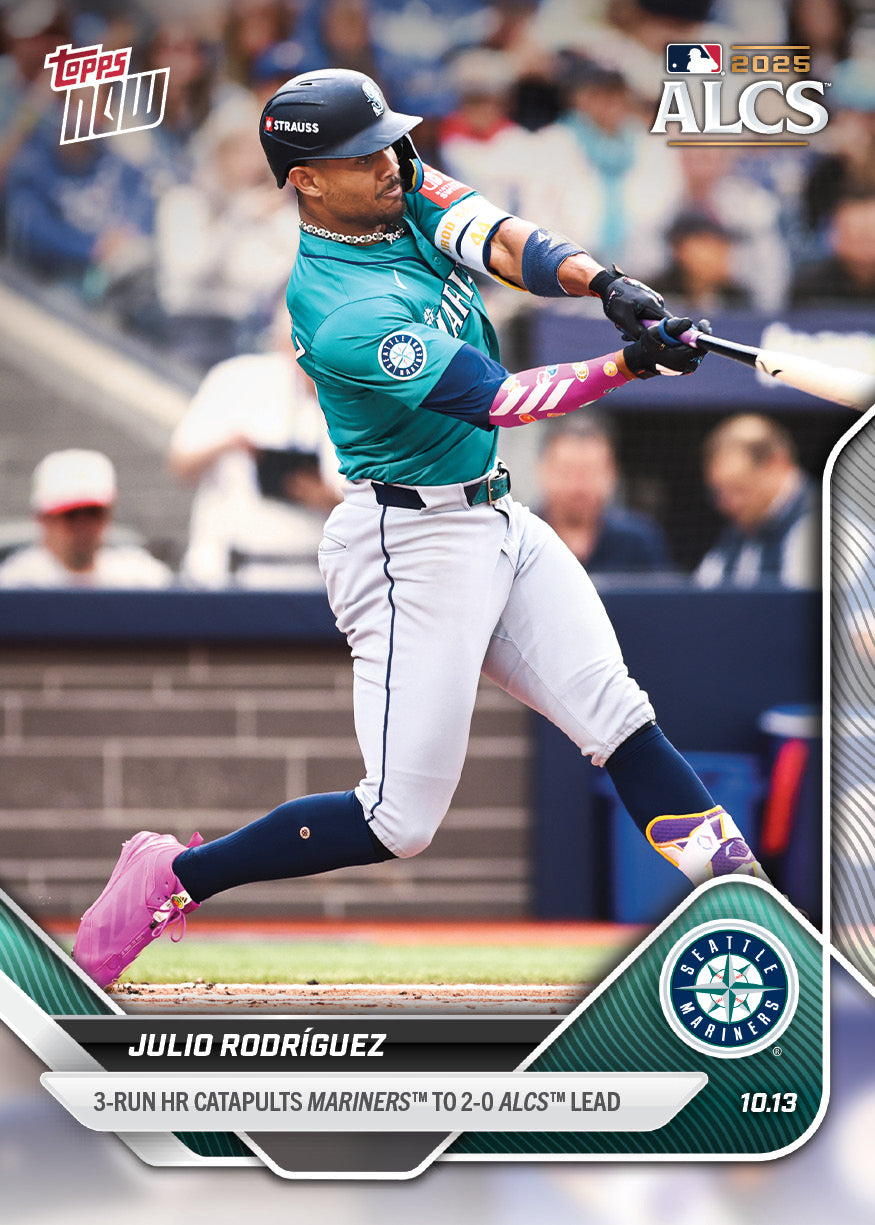 Julio Rodríguez - 2025 MLB Topps NOW - Card 863 - PR: 1326